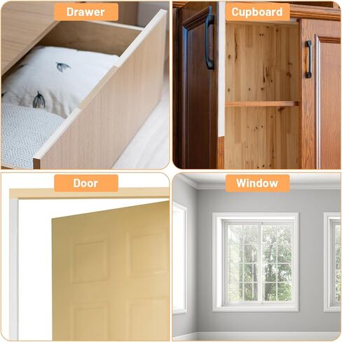 118 Inch Wedge-Shape Window Weather Stripping Door Frame Seal Strip, Self-Adhesive Insulation Foam Anti-Collision Strip Winter Insulation Noise Blocker for Exterior Front Door Frame Window Gap Filler in Saudi Arabia