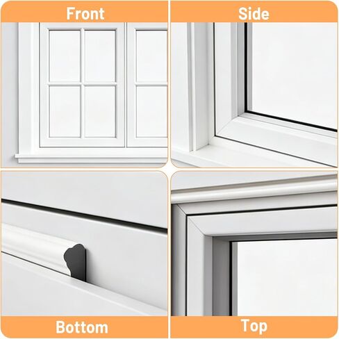 118 Inch Wedge-Shape Window Weather Stripping Door Frame Seal Strip, Self-Adhesive Insulation Foam Anti-Collision Strip Winter Insulation Noise Blocker for Exterior Front Door Frame Window Gap Filler in Saudi Arabia