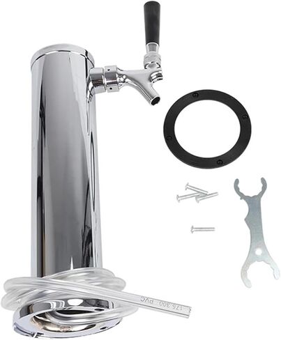 صنبور واحد مطلي بالكروم برج البيرة صنبور واحد/صنبور برج البيرة الفولاذ المقاوم للصدأ مشروع عمود البيرة بار الملحقات موزع الجعة in Kuwait