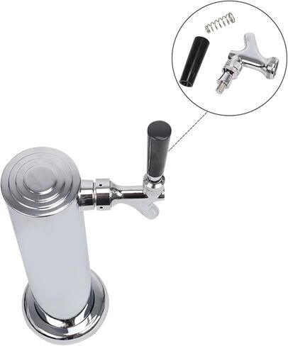 صنبور واحد مطلي بالكروم برج البيرة صنبور واحد/صنبور برج البيرة الفولاذ المقاوم للصدأ مشروع عمود البيرة بار الملحقات موزع الجعة in Kuwait