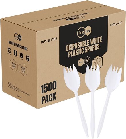1500 Pack Disposable Plastic Teaspoons Bulk, White Plastic Dessert Spoons for Ice Cream, Cake, Yogurt, Catering, Restaurant, Party, Buffet Disposable Silverware in Saudi Arabia