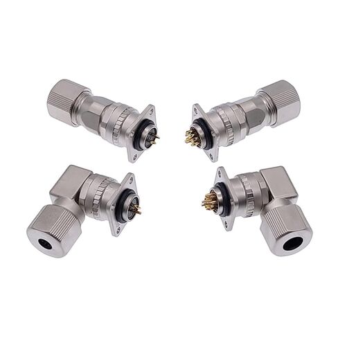 Servo Motor Connector CM10 10pin Angle Straight 2 Core Servo Encoder Socket DDK Metal Connectors 1Pcs(Straight 10Pin Plug) in Saudi Arabia
