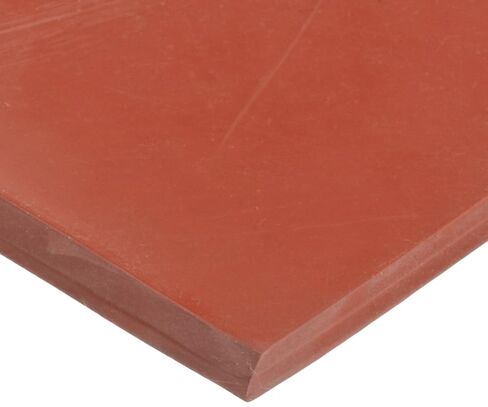 Silicone Sheet, 50A Durometer, Smooth Finish, No Backing, Orange, 0.125" Thickness, 6" Width, 36" Length in Saudi Arabia