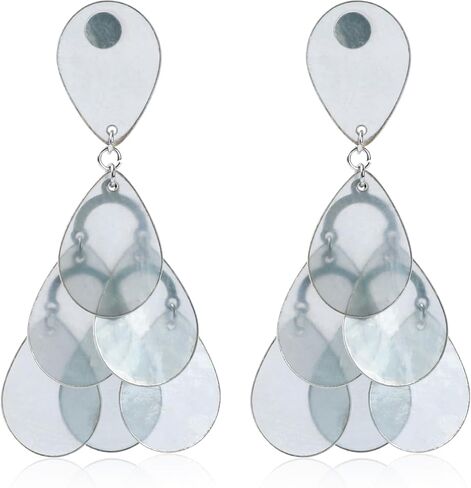 أقراط نجم البحر الفضية للنساء تتدلى أقراط نجمة البحر مع حجر الراين الأزرق البوهيمي قطرة نجم البحر بيان أقراط المحيط لحفلة بوهو الصيف الشاطئ عطلة المجوهرات هدية للفتيات in Kuwait