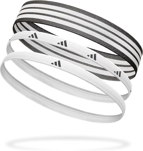 Adidas Hairband Set - Two Thin, One Thick - Black Multi in Saudi Arabia
