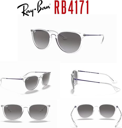 Ray-Ban RB4171 ERIKA Round Sunglasses For Women +BUNDLE with ACCESSORY EYEWEAR KIT in Saudi Arabia