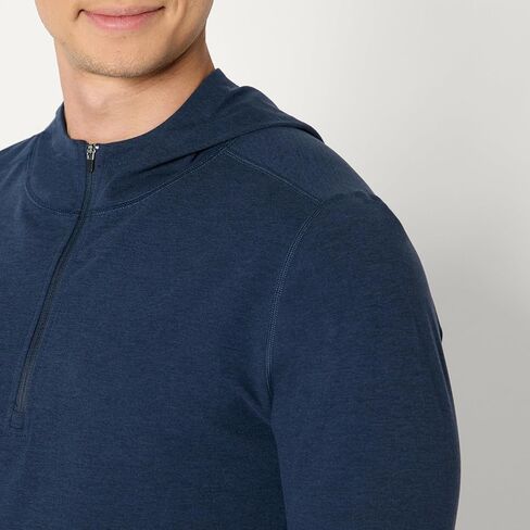 Amazon Essentials Men's Athletic Soft Performance Lightweight Quarter-Zip Hoodie Long Sleeve Workout Top in Saudi Arabia