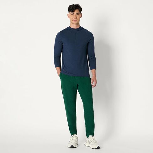 Amazon Essentials Men's Athletic Soft Performance Lightweight Quarter-Zip Hoodie Long Sleeve Workout Top in Saudi Arabia