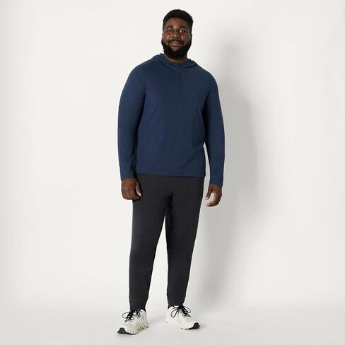 Amazon Essentials Men's Athletic Soft Performance Lightweight Quarter-Zip Hoodie Long Sleeve Workout Top in Saudi Arabia
