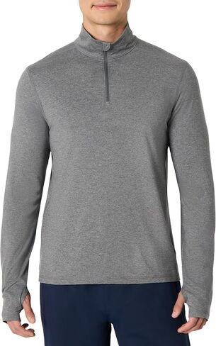 Amazon Essentials Men's Athletic Soft Performance Lightweight Quarter-Zip Hoodie Long Sleeve Workout Top in Saudi Arabia