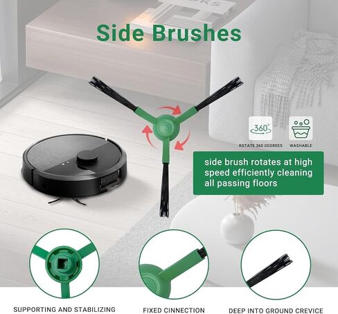 استبدال مرشح HEPA متوافق مع IROBOT ROOMBA MAX 705 VAC/PLUS 504 VAC ROBOT VARINER PARTS FARTER ، مرشحات عالية الكفاءة 6 حزمة in Kuwait
