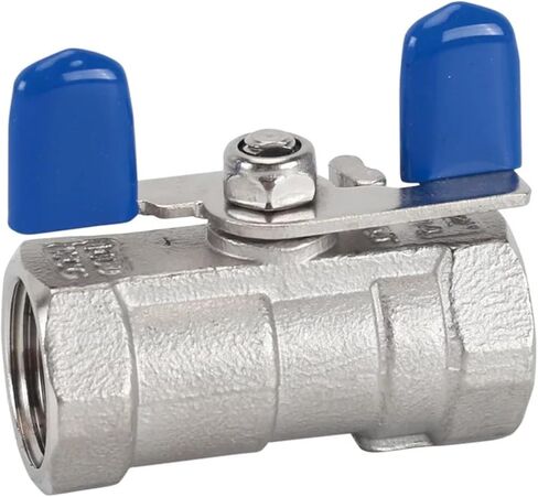 DN8 1/4" BSP Female 304 Stainless Steel Reduce Port Ball Valve With Compact Butterfly Handle IHNIEAEW in Saudi Arabia