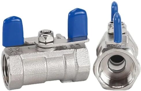 DN8 1/4" BSP Female 304 Stainless Steel Reduce Port Ball Valve With Compact Butterfly Handle IHNIEAEW in Saudi Arabia