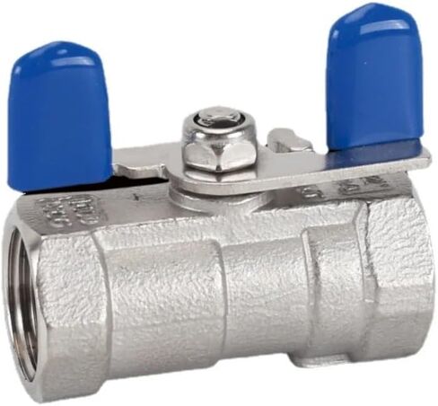 DN8 1/4" BSP Female 304 Stainless Steel Reduce Port Ball Valve With Compact Butterfly Handle IHNIEAEW in Saudi Arabia