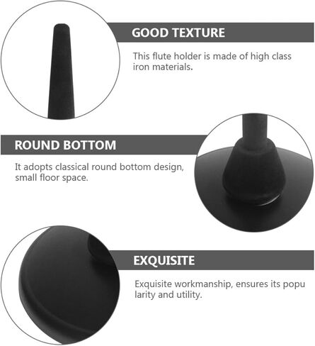 Homoyoyo الناي الكلارينيت حامل المحمولة ثنائي الغرض الكلارينيت قوس وحامل الناي حامل ثلاثي القوائم مستقر لآلات النفخ الخشبية in Kuwait