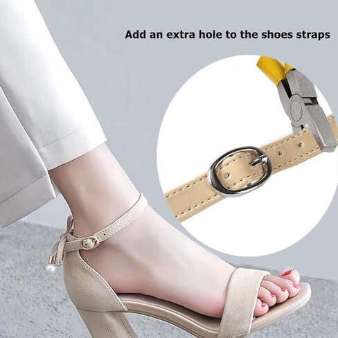 Sheet Metal Hole Punch, 2mm Puncher for Shoes Straps, Watch Band, Thin Leather Hole Punch Tool Pliers Small Round Holes Punch Kits for Crafts, DIY, Fabric in Saudi Arabia