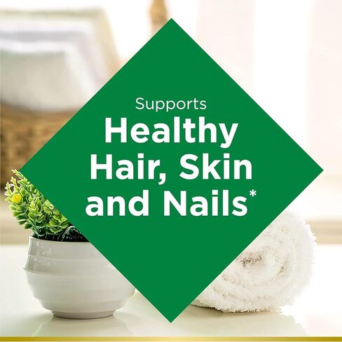 Nature's Bounty Biotin 10000 mcg, Supports Healthy Hair, Skin and Nails- Rapid Release Softgels- 120 Ct., in Saudi Arabia