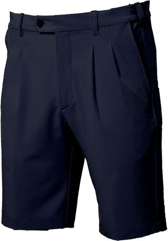 TGW Men's Pleated Expandable Waist Performance 10In Golf Shorts for Golfing in Saudi Arabia