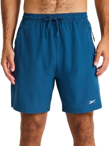 Reebok Men's Mesh Glider Running 7" Short, Standard Fit, Lightweight Breathable Fabric in Saudi Arabia