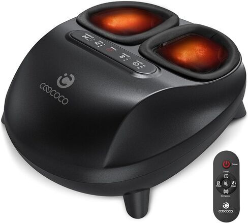 CooCoCo HSA Store Eligible Foot Massager with Heat, Plantar Fasciitis Feet Massager with Remote, Deep Kneading & Compression, FSA Foot Warmer for Home Office, Neuropathy Pain Relief for Feet in Saudi Arabia
