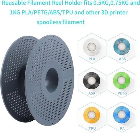 FYSETC Reusable Filament Spool for Bambulab AMS: Replacement Detachable Reel Holder for Lab Consumables H2D H2S P1P P1S P2S A1 Mini X1C X1E Multi-Color Lite System in Saudi Arabia