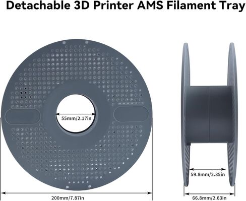FYSETC Reusable Filament Spool for Bambulab AMS: Replacement Detachable Reel Holder for Lab Consumables H2D H2S P1P P1S P2S A1 Mini X1C X1E Multi-Color Lite System in Saudi Arabia