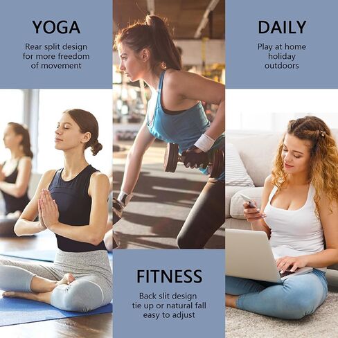 قمصان يوغا تانك النشطة، قمصان نسائية ملونة بنمط الزهور البرية وربطة ظهر بدون ظهر، توب رياضي للجري in Kuwait