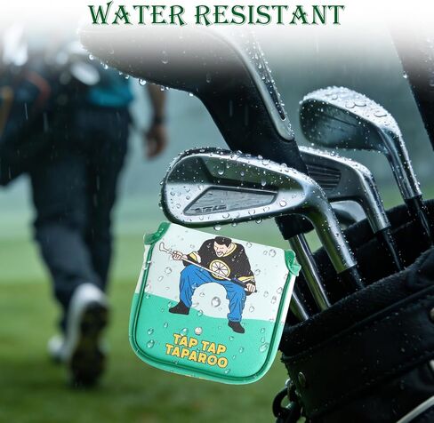 غطاء مضرب الجولف المضحك، أغطية رأس مضرب شفرة المطرقة، أغطية جلدية لنادي الجولف مع مغناطيس لسكوتي كاميرون تايلورميد كالاواي تيتليست أوديسي، إكسسوارات هدايا للرجال والنساء لاعبي الغولف in Kuwait