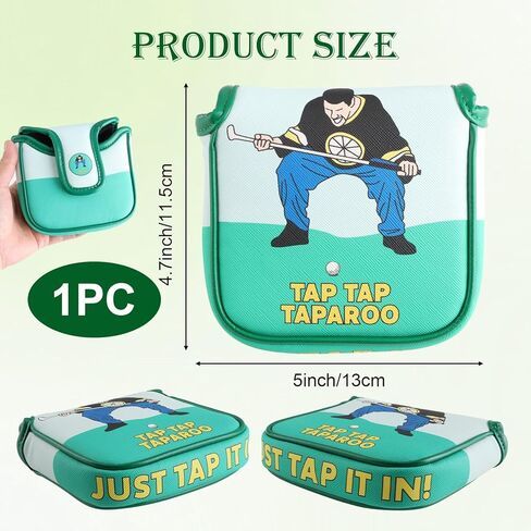 غطاء مضرب الجولف المضحك، أغطية رأس مضرب شفرة المطرقة، أغطية جلدية لنادي الجولف مع مغناطيس لسكوتي كاميرون تايلورميد كالاواي تيتليست أوديسي، إكسسوارات هدايا للرجال والنساء لاعبي الغولف in Kuwait