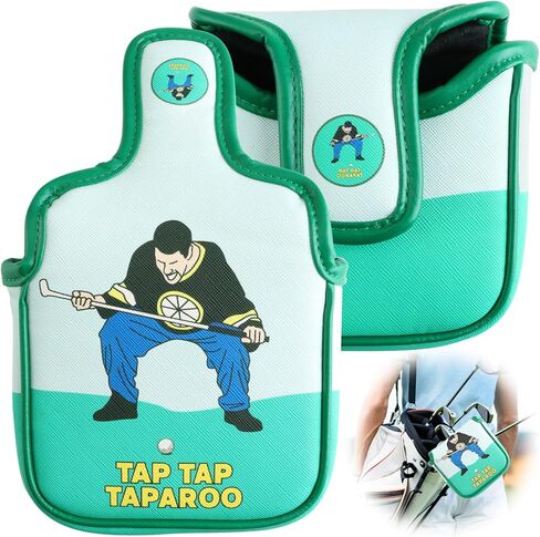 غطاء مضرب الجولف المضحك، أغطية رأس مضرب شفرة المطرقة، أغطية جلدية لنادي الجولف مع مغناطيس لسكوتي كاميرون تايلورميد كالاواي تيتليست أوديسي، إكسسوارات هدايا للرجال والنساء لاعبي الغولف in Kuwait