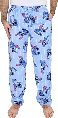 سراويل Disney Lilo and Stitch Pj للرجال، سراويل بيجامات من الصوف Lilo and Stitch، Holiday Disney Pjs للنساء والرجال، S-M-L-XL in Kuwait