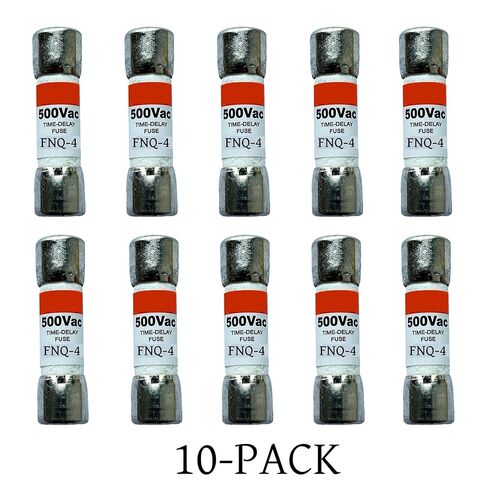 10 عبوات جديدة FNQ-4 FNQ-4A FNQ 4A 500Vac صمامات تأخير الوقت، FNQ-4A صمامات خرطوشة رفض الفئة CC الحالية in Kuwait