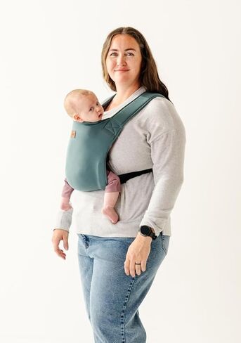Haven Baby Carrier by Happy! - Organic Cotton Blend, 7-35 lbs, Newborn to Toddler (Juniper) in Saudi Arabia
