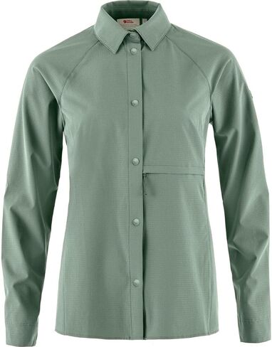 Fjallraven Women's Abisko Trekking Shirt, Patina Green (F14600151, US, Alpha, Medium, Regular, Regular) in Saudi Arabia