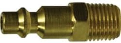 MIDLAND INDUSTRIES 28546B قابس ذكر للتبادل الصناعي، جسم 1/4 بوصة، ذكر 1/4 بوصة NPT، نحاس in Saudi Arabia