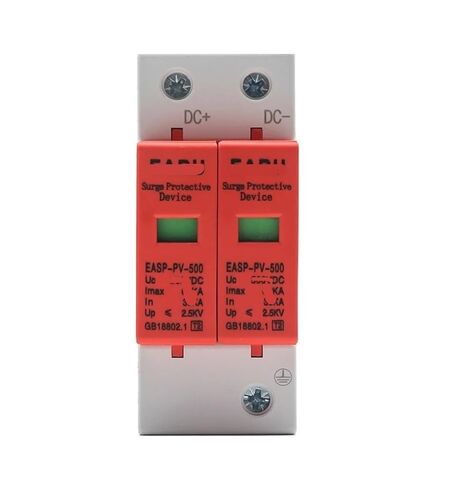2P Power Surge Protector SPD Arrester Low Voltage House Surge Voltage Protector DC 12V 24V 48V 500V 800V 1000V 40KA(Dc24v 30-60ka) in Saudi Arabia