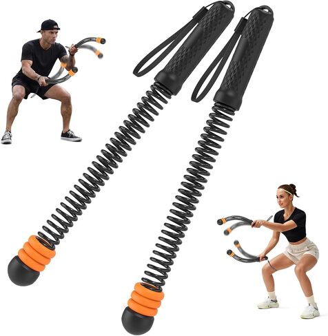 حبال معركة مرجحة قابلة للتعديل مع 6 حلقات وزن، حبل معركة لاسلكي عالي التحمل لتمارين HIIT وتمارين القلب لكامل الجسم، مقابض حلزونية غير قابلة للانزلاق، معدات رياضية منزلية للنساء والرجال in Kuwait