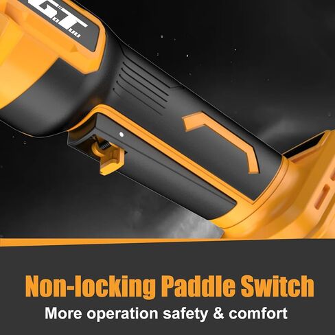 طاحونة زاوية لاسلكية لبطارية DEWALT 20V MAX، أداة قطع بدون فرش بقوة 4-1/2 بوصة مع مفتاح مجداف آمن، 3 سرعات متغيرة، مع ملحقات تلميع القطع، أداة فقط in Kuwait