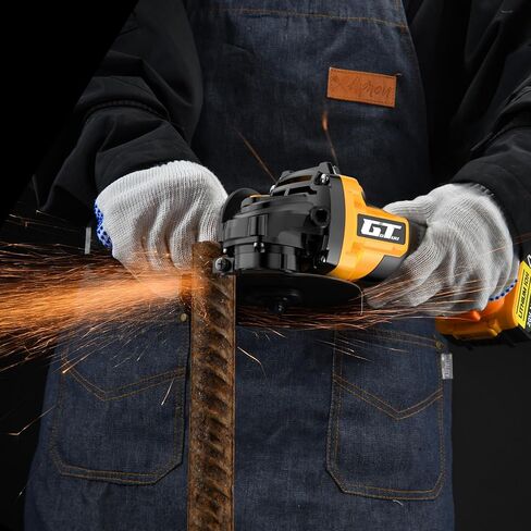 طاحونة زاوية لاسلكية لبطارية DEWALT 20V MAX، أداة قطع بدون فرش بقوة 4-1/2 بوصة مع مفتاح مجداف آمن، 3 سرعات متغيرة، مع ملحقات تلميع القطع، أداة فقط in Kuwait
