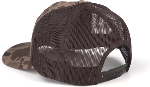 ARIAT Men's Camo Richardson 112 Trucker Cap with Embroidered American Flag Patch in Saudi Arabia