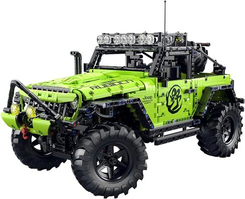 مجموعات مكعبات بناء سيارات الطرق الوعرة بمقياس 1:8 من رانجلر للبالغين - سيارات الدفع الرباعي لجميع التضاريس، شاحنات الطرق الوعرة، سيارات الدفع الرباعي، مجموعات ألعاب أعياد الميلاد للأولاد والرجال والمراهقين بعمر 14+ (2357 قطعة) in Kuwait