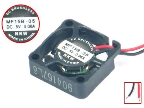 MF15B-05LA 5V 0.03A 1.5 سنتيمتر 15 مللي متر 1505 15x15x5 مللي متر مروحة صغيرة صغيرة خادم مروحة التبريد in Saudi Arabia