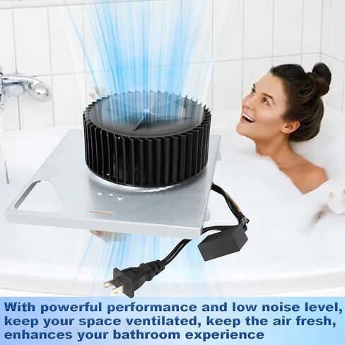 مجموعة استبدال محرك المروحة S97015157 متوافقة مع Broan Nutone 674، 674-A، 676، 676-D/2676F-A، 680، 680FL، لـ Broan NT100C، 110RDF، 672SP، DX110 استبدال مروحة عادم الحمام 110 CFM in Kuwait