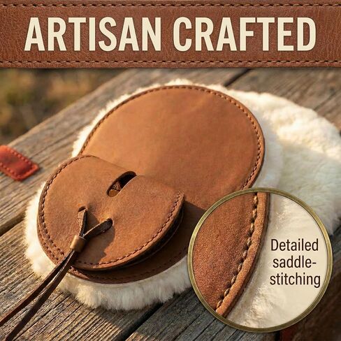 Mohair Cinch Buckle Guard for Horse Equine Strap Girth Buckle Guard Covers Leather Cinch End Protectors Cushioned Fleece Leather Horse for Western Mohair & English Girth in Saudi Arabia