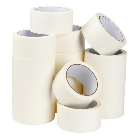 15 Pack White Masking Tape 2 inch Bulk 65.6 feet Thick 2inch Wide Painters Masking Tape Strong Adhesive Clean Removal for Painting Labeling Crafts Home Total 984 feet in Saudi Arabia