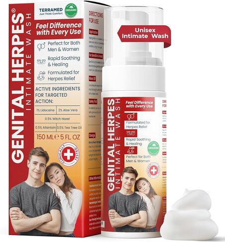 Herpes Genital Treatment | Herpcare Fast Acting Ointment | Can be Used on Cold Sore | Homeopathic Medicine | Soothes Itching, Tingling & Burning | Relief from The Symptoms of Genital Sore in Saudi Arabia