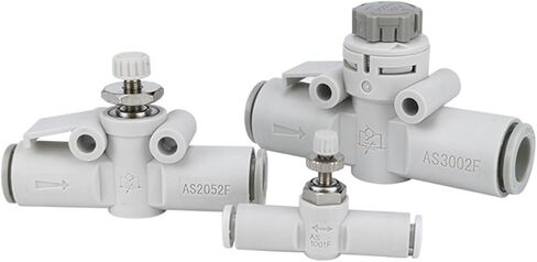 صمام خنق الأسطوانة AS1201F-M5-04A التحكم في سرعة وصلة أنابيب الهواء الهوائية AS2201F-01-06SA/08 1 قطعة (AS1002F-04-螺母锁紧) in Kuwait