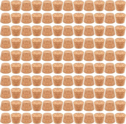 1/2 Inch Mini Tapered Cork Stoppers, 120 Pcs Cork Stoppers Wine Bottle Corks Plugs Replacement Wooden Wine Stopper Durable Small Bottle Plugs Replacement Wines Stopper for Jars Beer Bottles DIY Crafts in Saudi Arabia