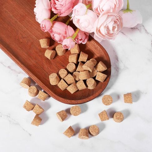 1/2 Inch Mini Tapered Cork Stoppers, 120 Pcs Cork Stoppers Wine Bottle Corks Plugs Replacement Wooden Wine Stopper Durable Small Bottle Plugs Replacement Wines Stopper for Jars Beer Bottles DIY Crafts in Saudi Arabia