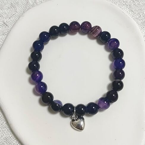 Get Well Soon Gift Bracelets for Women Healing Stone Bracelet Anti Anxiety Bracelets Inspirational Gifts for Women Stress Relief Natural Stone Bracelet Gift in Saudi Arabia